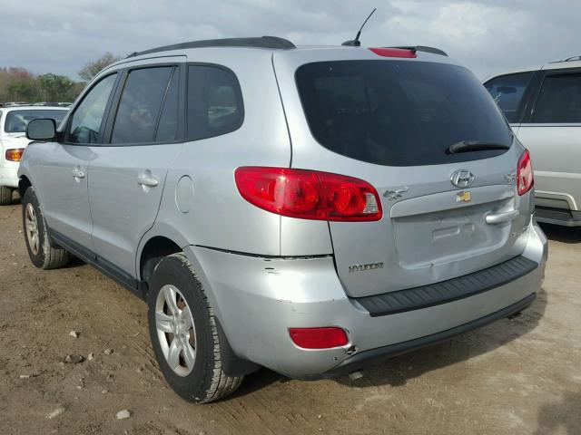 5NMSG13D49H264747 - 2009 HYUNDAI SANTA FE G SILVER photo 3