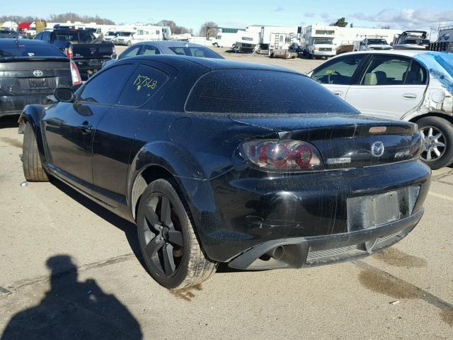 JM1FE17NX40104794 - 2004 MAZDA RX8 BLACK photo 3