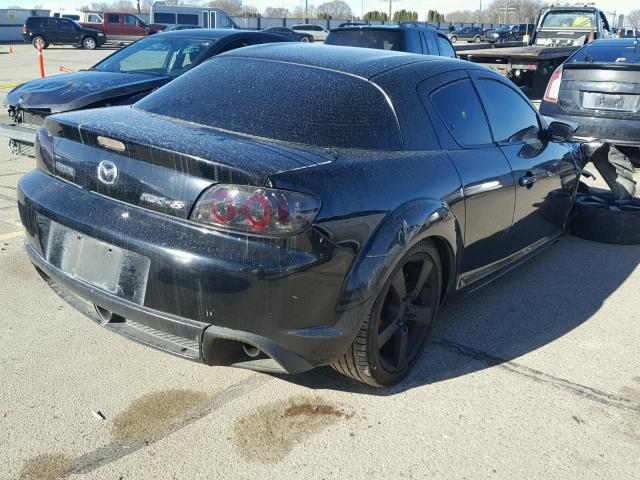 JM1FE17NX40104794 - 2004 MAZDA RX8 BLACK photo 4