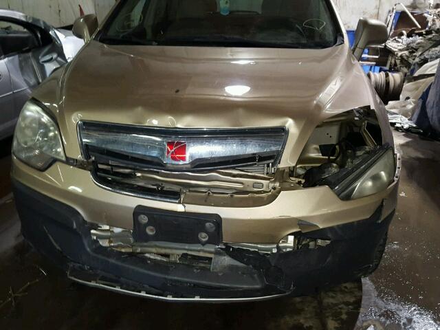 3GSCL33P58S512571 - 2008 SATURN VUE XE GOLD photo 9