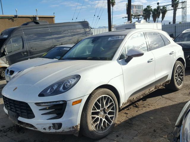 WP1AB2A57HLB11447 - 2017 PORSCHE MACAN S WHITE photo 2