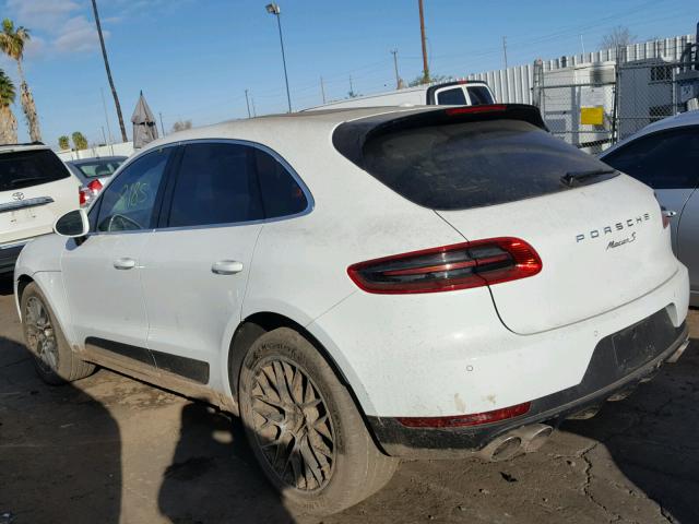 WP1AB2A57HLB11447 - 2017 PORSCHE MACAN S WHITE photo 3