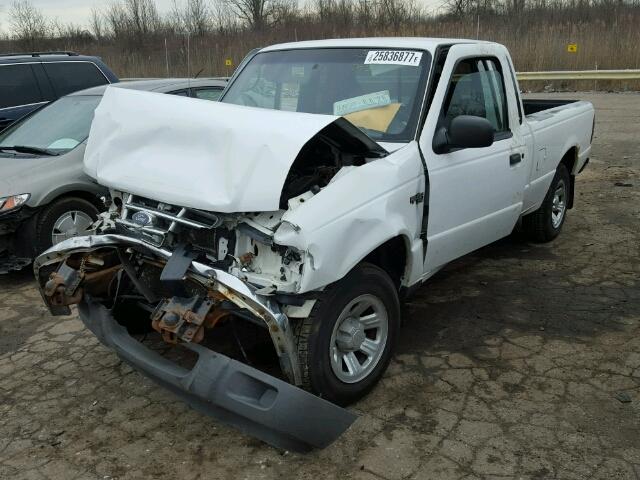 1FTYR44V03PB06787 - 2003 FORD RANGER SUP WHITE photo 2