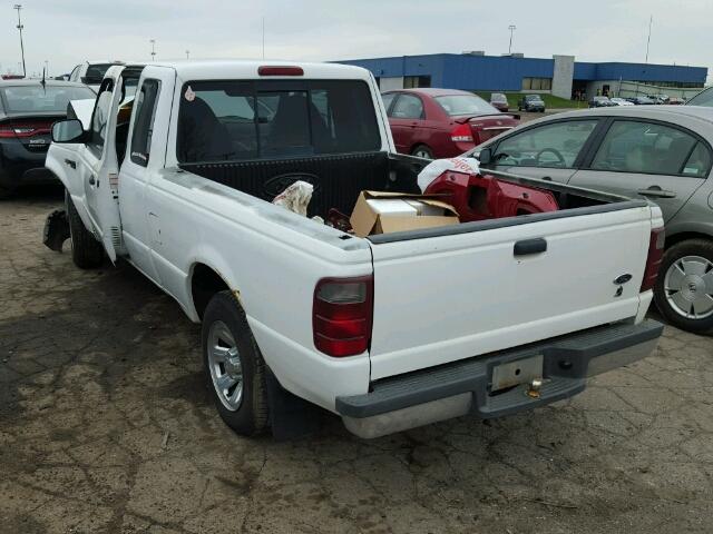 1FTYR44V03PB06787 - 2003 FORD RANGER SUP WHITE photo 3