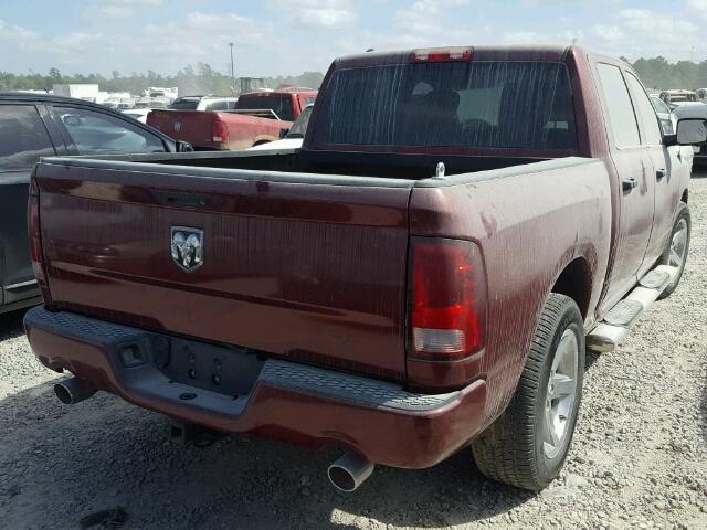 1C6RR6KT8ES128920 - 2014 RAM 1500 ST BURGUNDY photo 4