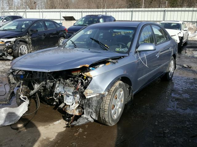 5NPET4AC1AH613326 - 2010 HYUNDAI SONATA GLS BLUE photo 2