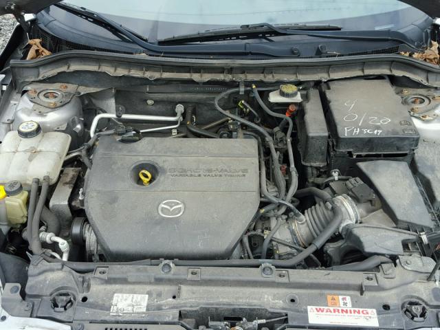 JM1BL1VG9B1462856 - 2011 MAZDA 3 I SILVER photo 7