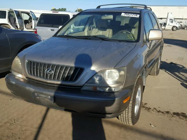 JT6HF10U0X0061456 - 1999 LEXUS RX 300 TAN photo 2