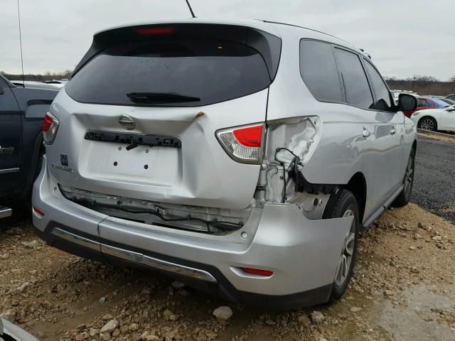 5N1AR2MN7EC720442 - 2014 NISSAN PATHFINDER SILVER photo 4