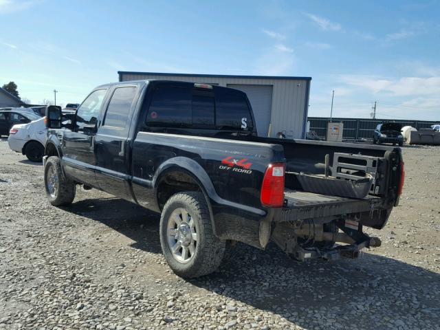 1FTSW21R38EB09261 - 2008 FORD F250 SUPER BLACK photo 3