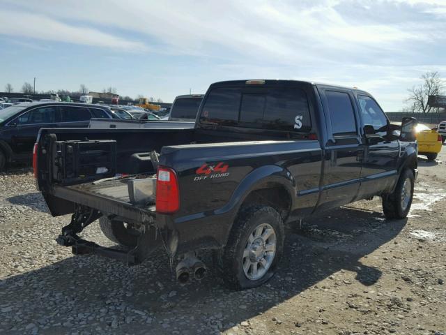 1FTSW21R38EB09261 - 2008 FORD F250 SUPER BLACK photo 4