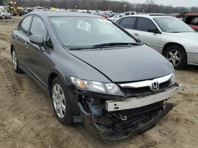 19XFA1F59AE037573 - 2010 HONDA CIVIC LX CHARCOAL photo 1