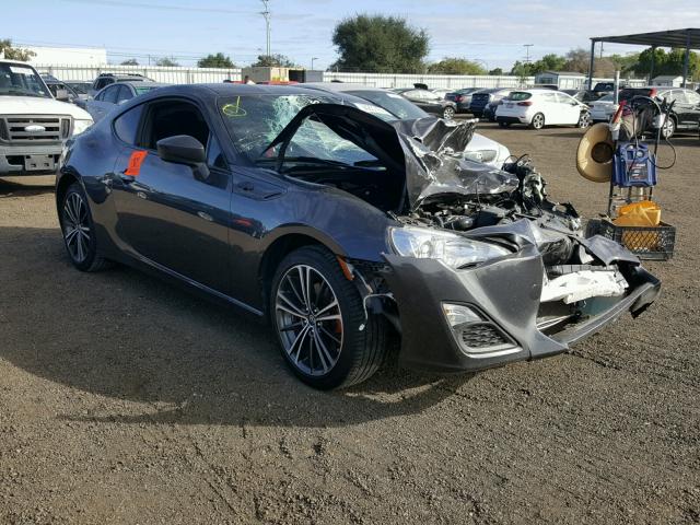 JF1ZNAA11F9709844 - 2015 TOYOTA SCION FR-S ნაცრისფერი ფოტო 1