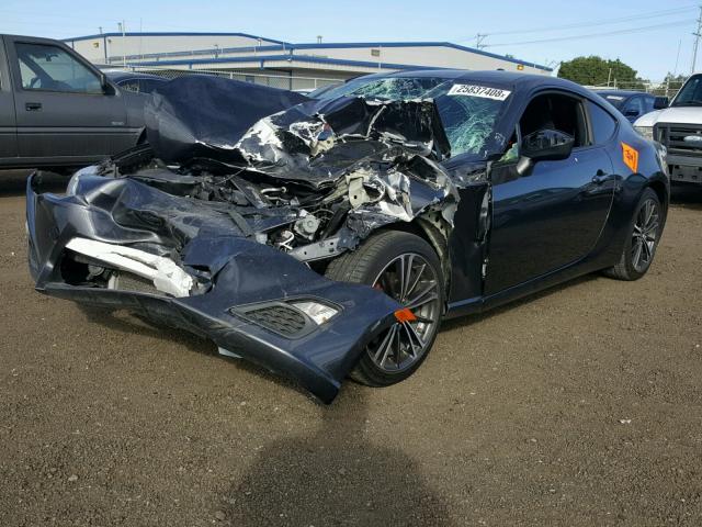 JF1ZNAA11F9709844 - 2015 TOYOTA SCION FR-S ნაცრისფერი ფოტო 2