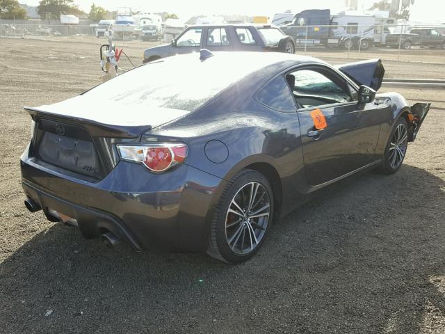 JF1ZNAA11F9709844 - 2015 TOYOTA SCION FR-S ნაცრისფერი ფოტო 4