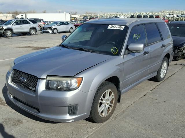 JF1SG66648H727700 - 2008 SUBARU FORESTER S GRAY photo 2