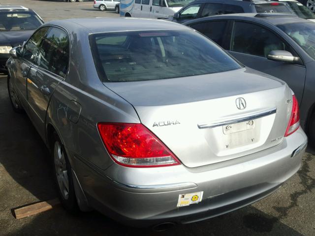 JH4KB16697C004818 - 2007 ACURA RL ვერცხლისფერი ფოტო 3