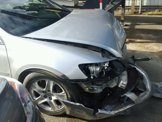 JH4KB16697C004818 - 2007 ACURA RL ვერცხლისფერი ფოტო 9