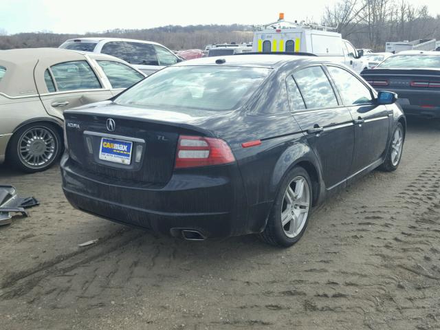 19UUA66278A051688 - 2008 ACURA TL BLACK photo 4