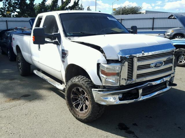 1FTWX31R88EA72972 - 2008 FORD F350 SRW S WHITE photo 1