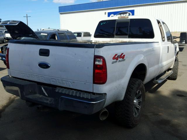 1FTWX31R88EA72972 - 2008 FORD F350 SRW S WHITE photo 4