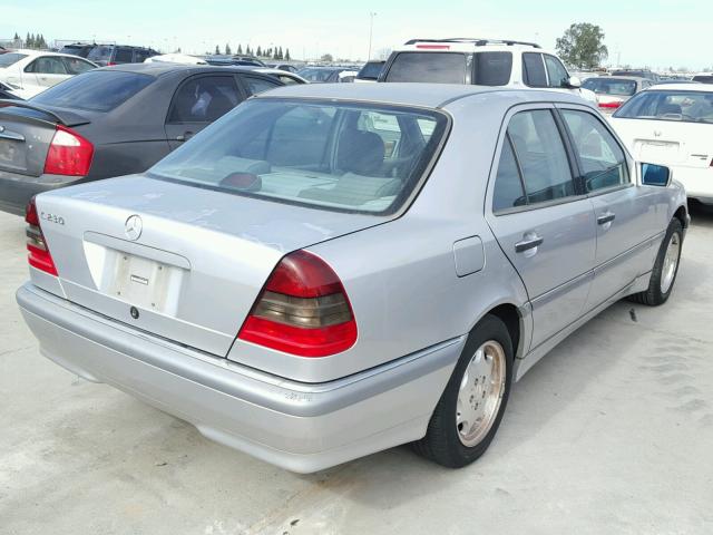 WDBHA23G2WA603781 - 1998 MERCEDES-BENZ C 230 SILVER photo 4