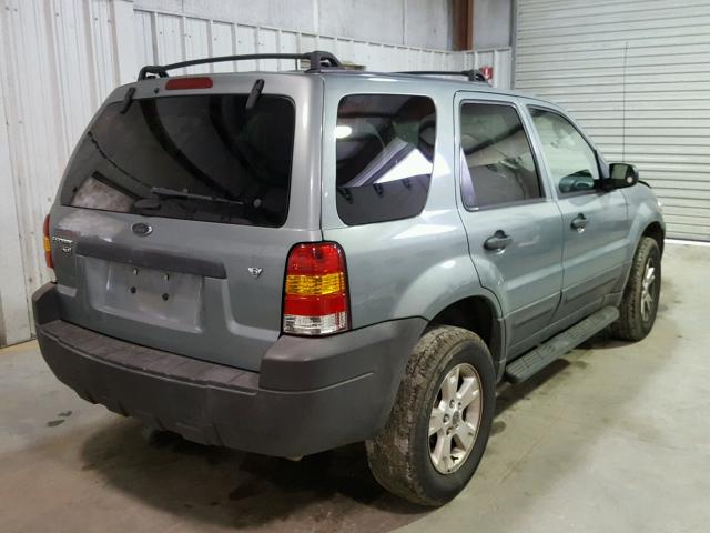 1FMYU03155KB53007 - 2005 FORD ESCAPE XLT GRAY photo 4