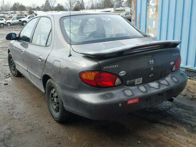 KMHJF25F5XU867274 - 1999 HYUNDAI ELANTRA BA GRAY photo 3