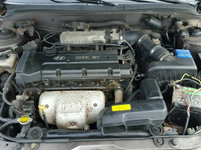 KMHJF25F5XU867274 - 1999 HYUNDAI ELANTRA BA GRAY photo 7