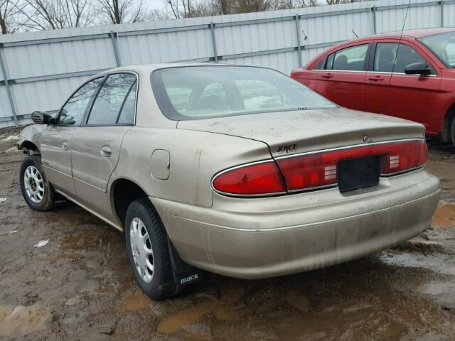 2G4WS52J311201075 - 2001 BUICK CENTURY CU BEIGE photo 3