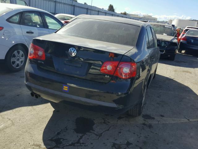 3VWPG71K36M721757 - 2006 VOLKSWAGEN JETTA VALU BLACK photo 4