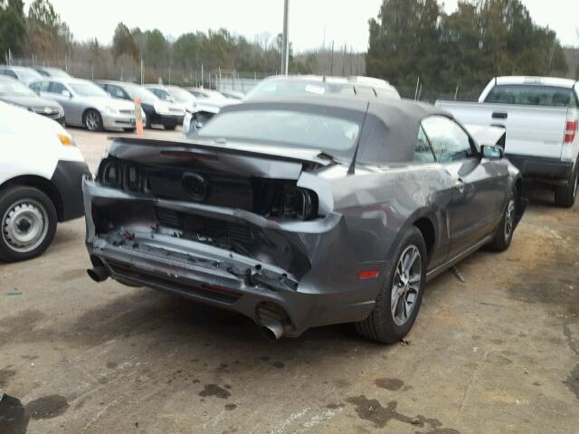 1ZVBP8EM7E5289674 - 2014 FORD MUSTANG CHARCOAL photo 4