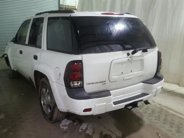 1GNDT13SX82220748 - 2008 CHEVROLET TRAILBLAZE WHITE photo 3