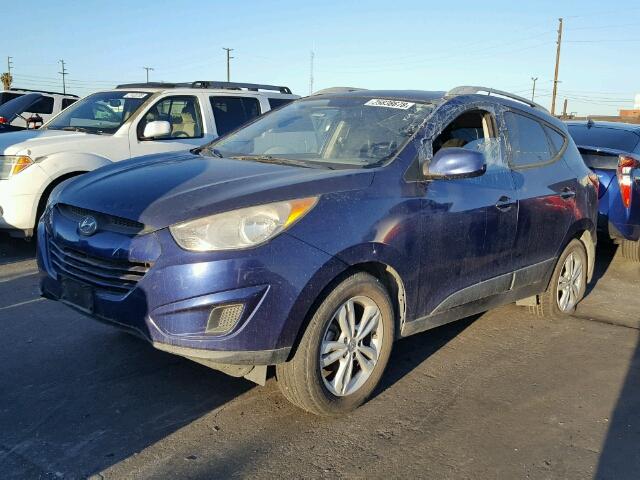 KM8JU3ACXBU257354 - 2011 HYUNDAI TUCSON GLS BLUE photo 2