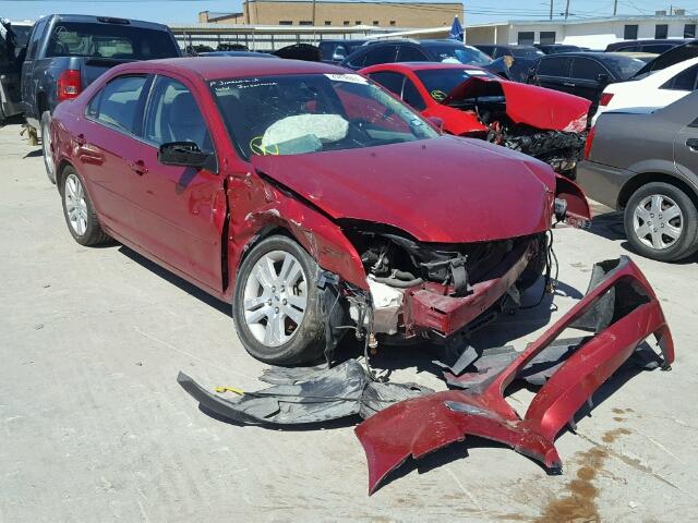 3FAHP08109R106110 - 2009 FORD FUSION SEL RED photo 1