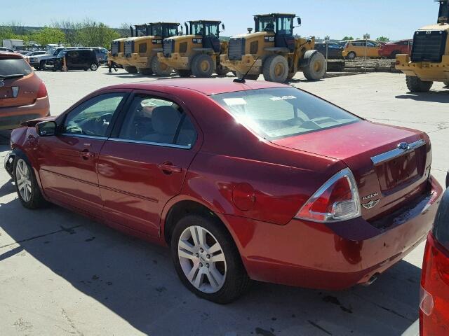 3FAHP08109R106110 - 2009 FORD FUSION SEL RED photo 3