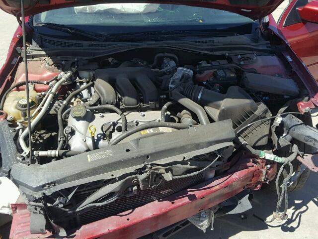 3FAHP08109R106110 - 2009 FORD FUSION SEL RED photo 7