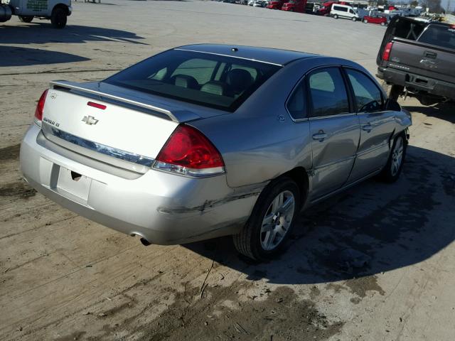 2G1WC58R179387507 - 2007 CHEVROLET IMPALA LT SILVER photo 4