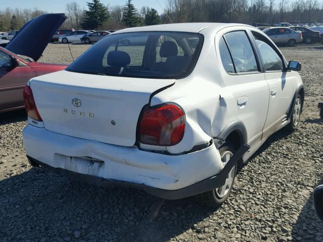 JTDBT1237Y0087260 - 2000 TOYOTA ECHO WHITE photo 4