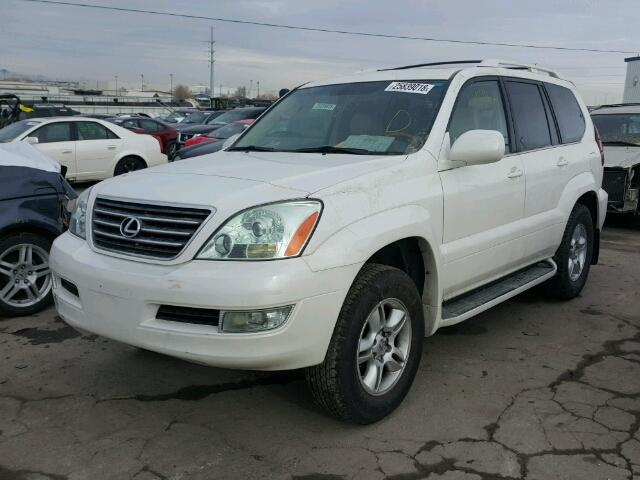 JTJBT20X670135970 - 2007 LEXUS GX 470 WHITE photo 2