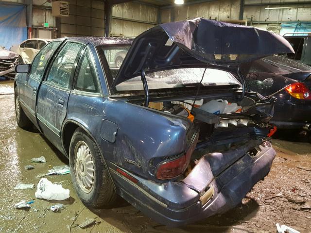 2G4WB55L4R1419468 - 1994 BUICK REGAL CUST BLUE photo 3