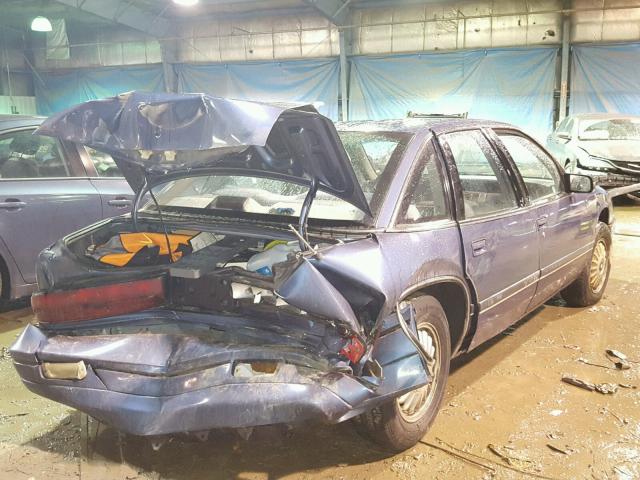 2G4WB55L4R1419468 - 1994 BUICK REGAL CUST BLUE photo 4