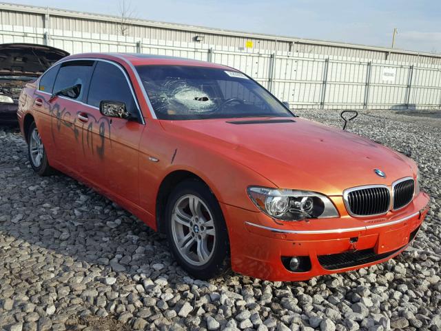 WBAHN83508DT86544 - 2008 BMW 750 LI ORANGE photo 1