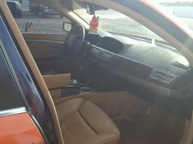 WBAHN83508DT86544 - 2008 BMW 750 LI ORANGE photo 5