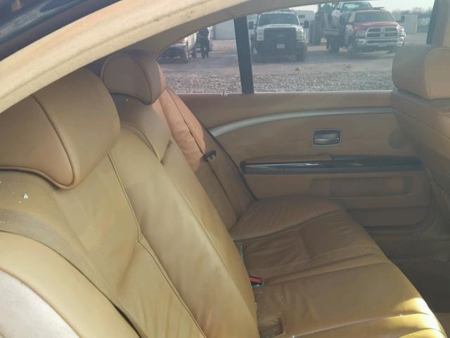 WBAHN83508DT86544 - 2008 BMW 750 LI ORANGE photo 6