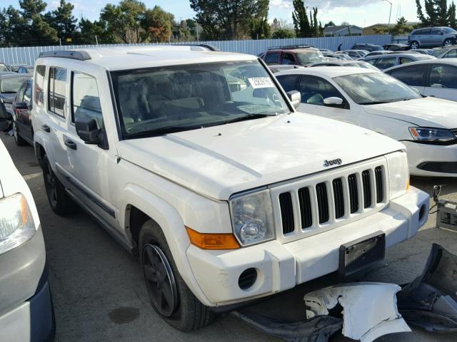 1J8HG48K56C134322 - 2006 JEEP COMMANDER თეთრი ფოტო 1