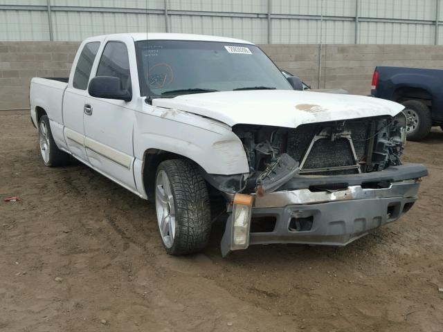 2GCEC19V551119546 - 2005 CHEVROLET SILVERADO WHITE photo 1