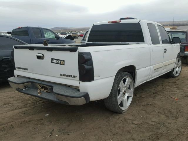 2GCEC19V551119546 - 2005 CHEVROLET SILVERADO WHITE photo 4