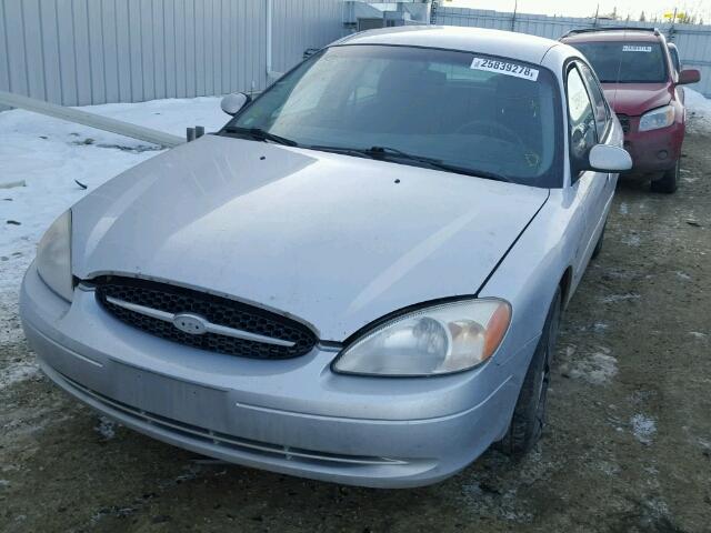 1FAFP53SXYG191841 - 2000 FORD TAURUS SE GRAY photo 2