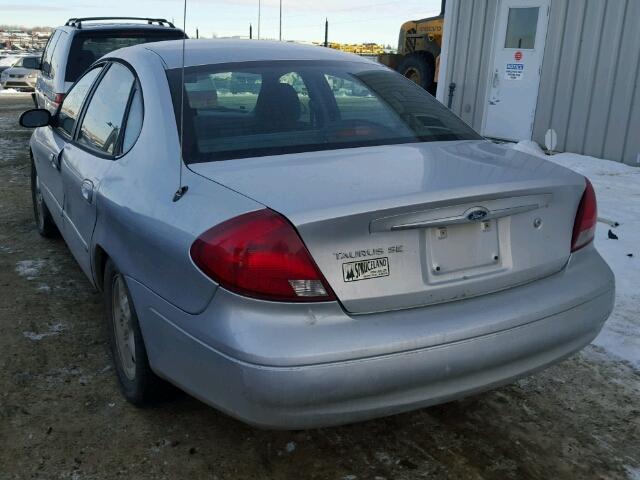 1FAFP53SXYG191841 - 2000 FORD TAURUS SE GRAY photo 3